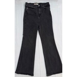 Levi Heritage High Rise Flare womens size 4 W27 black